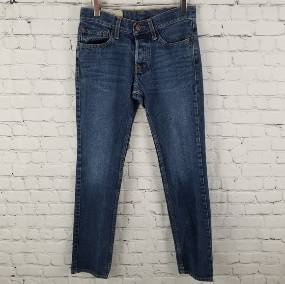 HOLLISTER | the skinny medium wash button fly jean - Picture 2 of 6